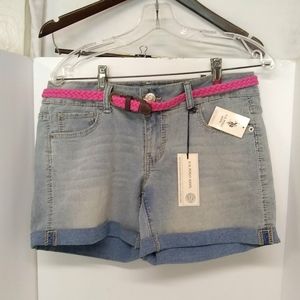 U.s. POLO ASSN. Shorts Daisy Dukes Blue Denim Distressed Jeans Size 9/10